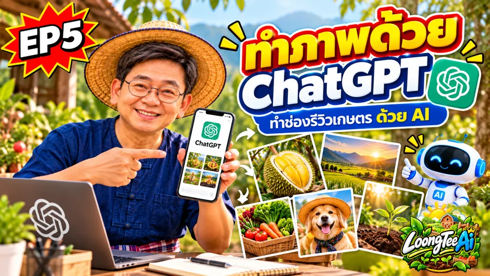 EP5 ทำภาพด้วย ChatGPT